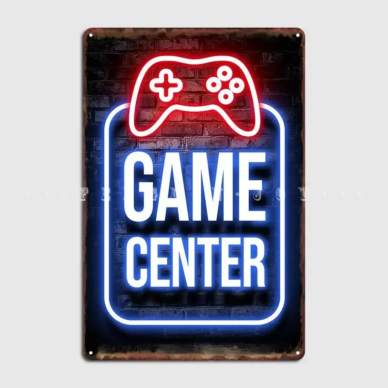 Party Games Quotes - ป้ายโลหะตกแต่งผนังลายเกมเซ็นเตอร์ สำหรับคลับ ปาร์ตี้ ห้องครัว ป้ายดีบุกสั่งทำพิเศษ