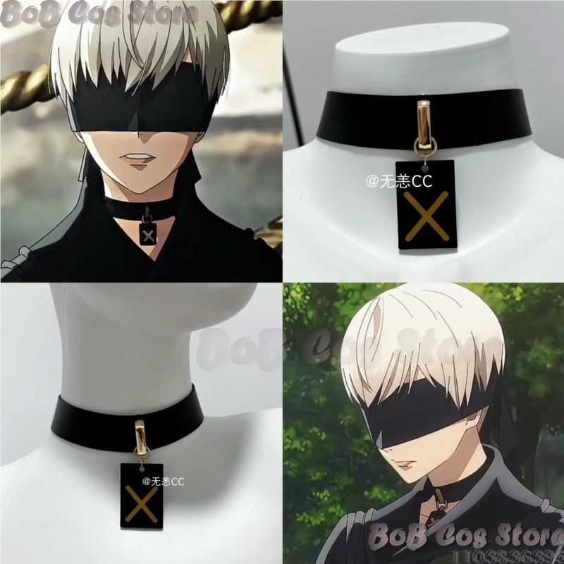 Party Games Gifts - ชุดคอสเพลย์เกม 9S Choker สร้อยคอสีดำ อุปกรณ์เสริมหลากหลายความยาว สำหรับผู้หญิง