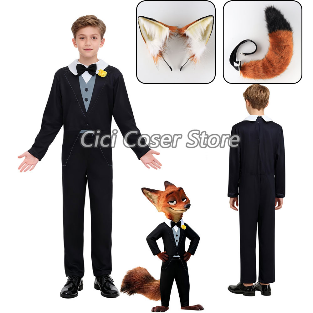 Zoo Party Games - ชุดคอสเพลย์ฟ็อกซ์ นิค จากภาพยนตร์ Crazy Animal City