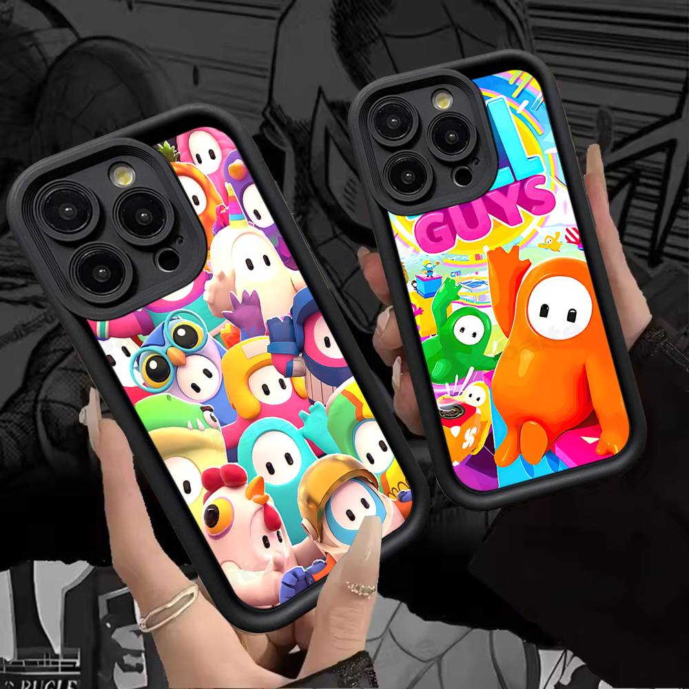 Party Games Quotes - เคสโทรศัพท์ซิลิโคนลายเกม F-Fall G-Guys Party สำหรับ iPhone