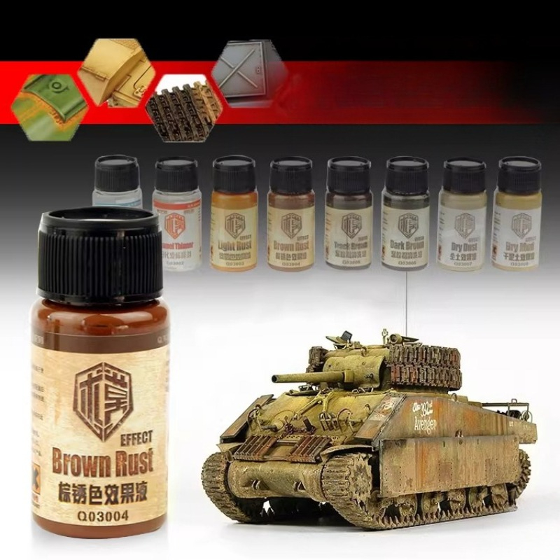 Tamiya Model Paint Set - น้ำยาทำสีเก่า 40 มล./ขวด รุ่น Rust Off