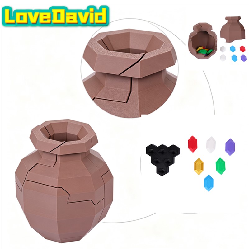 Party Games Gifts - อุปกรณ์คอสเพลย์หม้อรูปเหรียญรูปี พร้อมอัญมณีหลากสีสัน สำหรับจัดแสดงของสะสม ของขวัญสำหรับงานปาร์ตี้ฮาโลวีน
