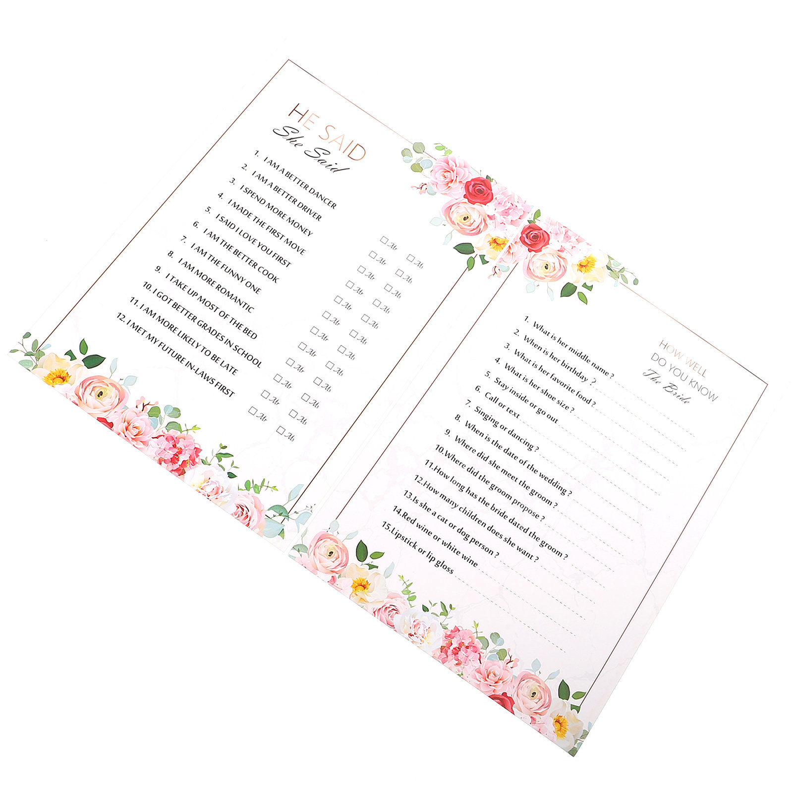 Party Games Bachelorette - การ์ดเกมคำถาม 20 ใบ สำหรับปาร์ตี้สละโสด สร้างความเข้าใจโดยไม่ต้องพูด แปลกใหม่