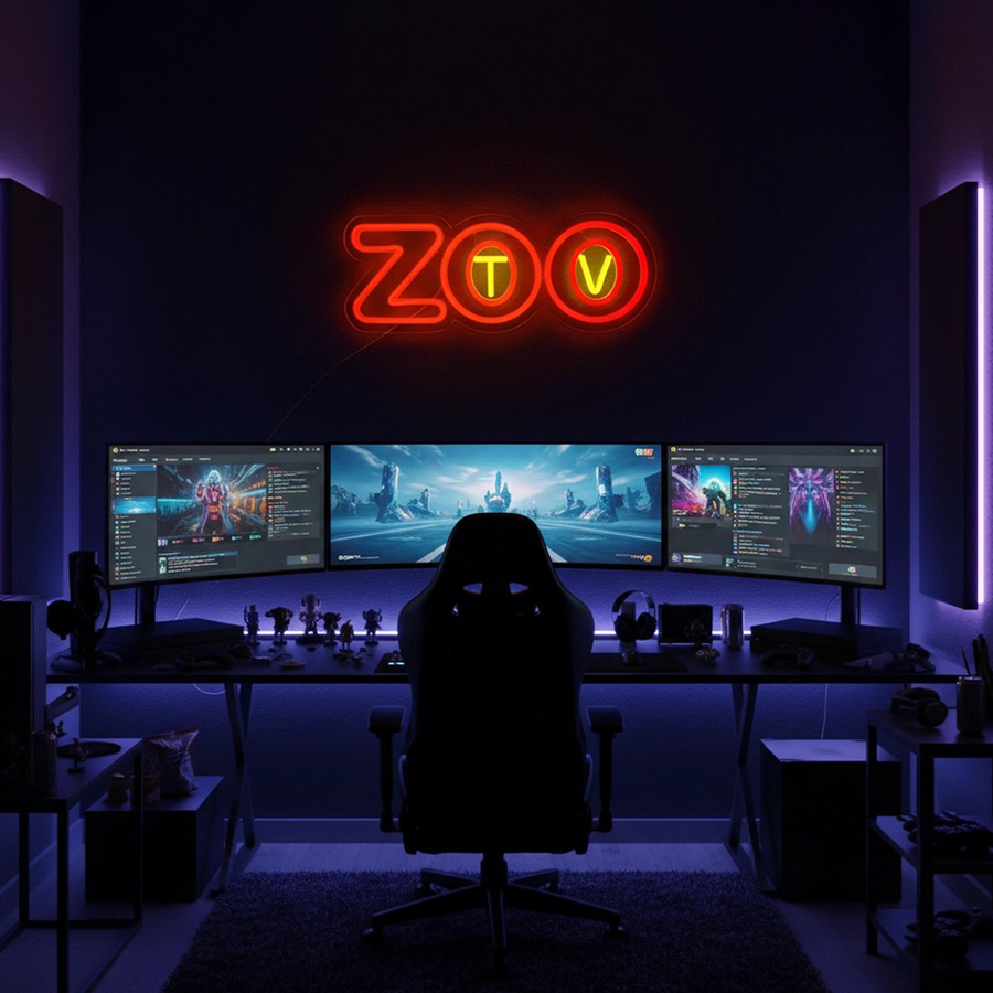 ป้ายไฟนีออน Zoo TV, ไฟ LED ตกแ - Zoo Party Games บทวิจารณ์และราคา