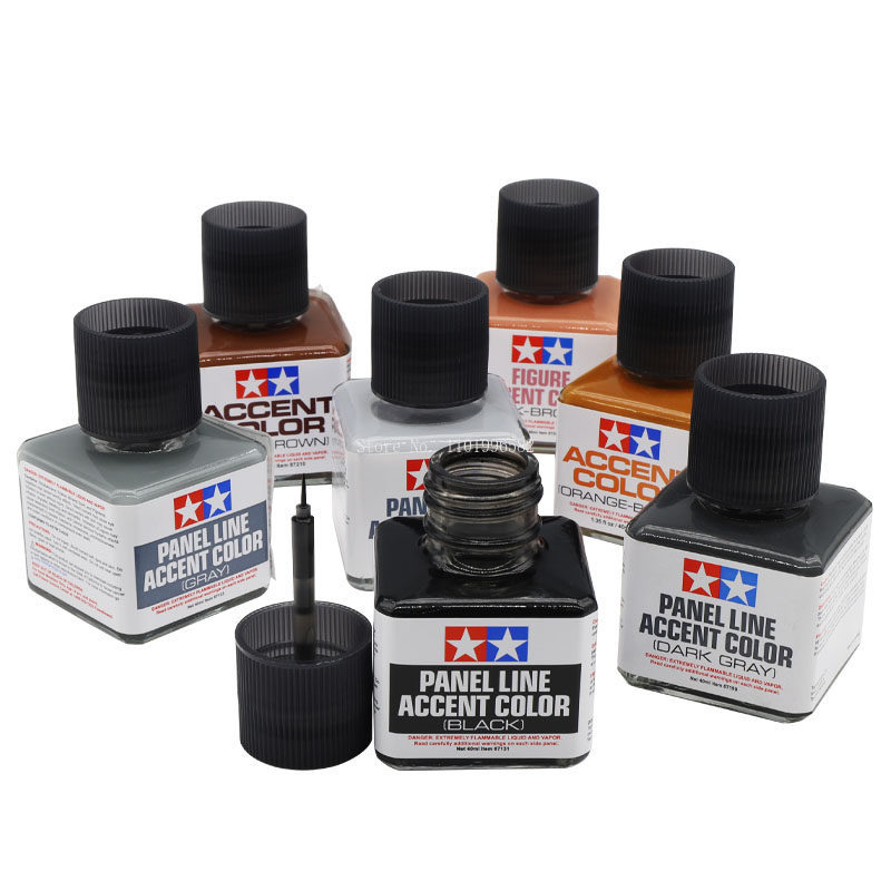 สีเคลือบเงาแบบแผงขนาด 40 มล. ส - Tamiya Model Paint Set บทวิจารณ์และราคา