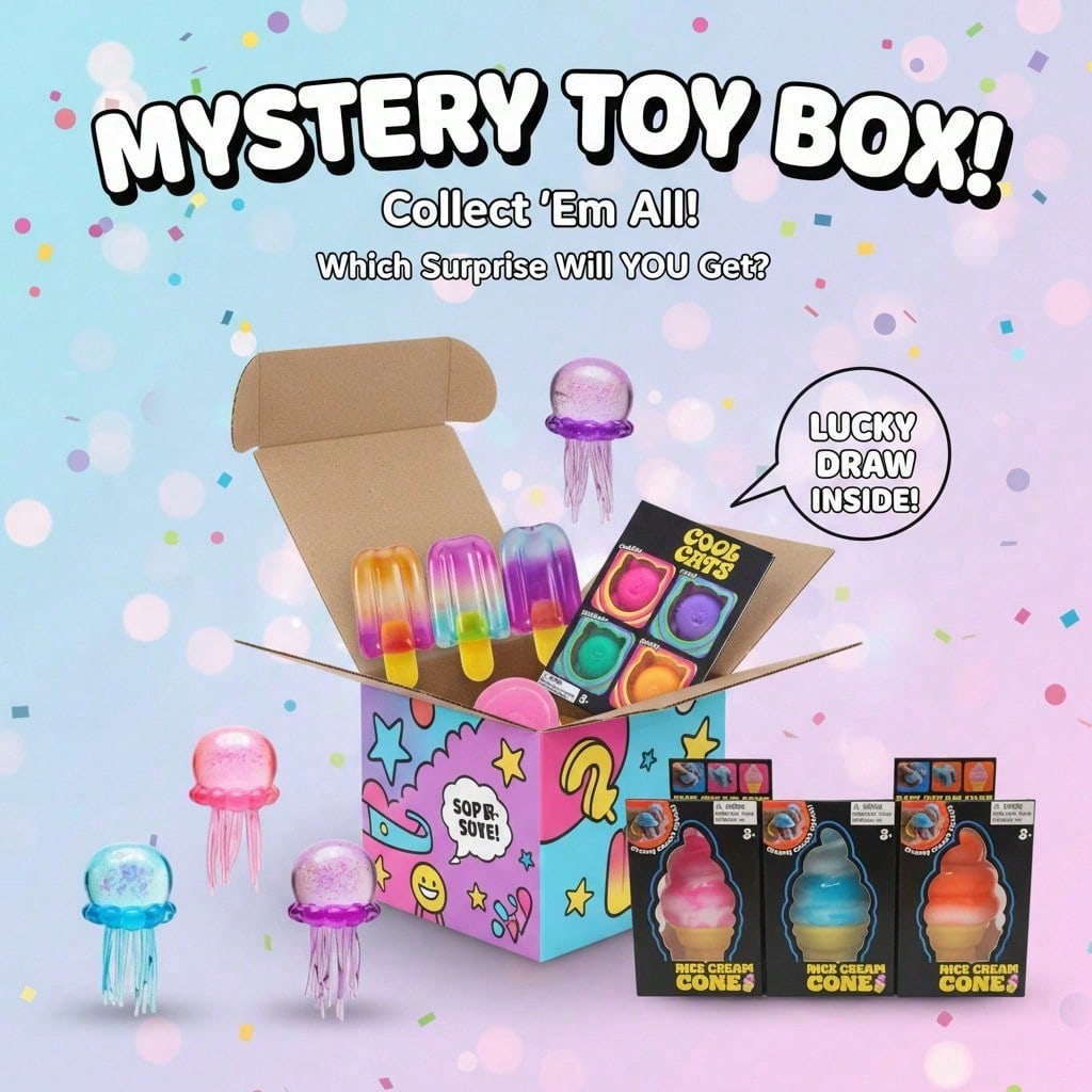 ของเล่นบลายด์บ็อกซ์แบบสุ่ม 100 - Party Games Birthday บทวิจารณ์และราคา
