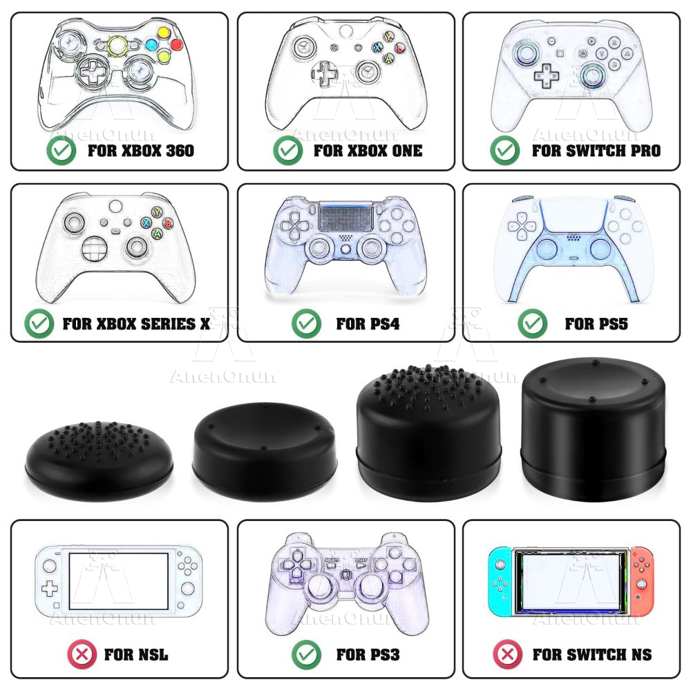 8PCS Thumb Grip Caps Controlle - Party Games Playstation บทวิจารณ์และราคา