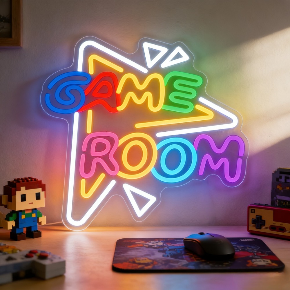 ป้ายไฟนีออน LED สำหรับห้องเกมส - Party Games Stream บทวิจารณ์และราคา