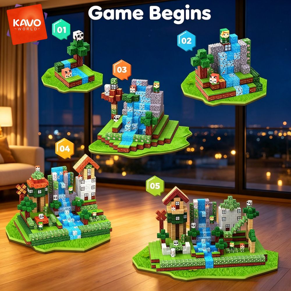 KAVOWORLD ชุดบล็อกแม่เหล็กสร้า - Party Games Indoor For 6 12 Year Olds บทวิจารณ์และราคา