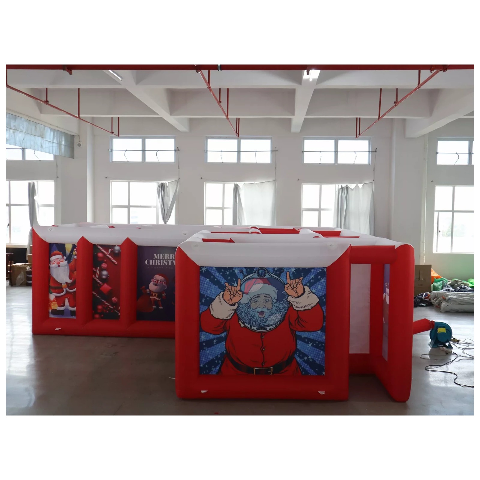 เขาวงกตเป่าลมหลังคาเรียบสีแดงข - Party Games Kids บทวิจารณ์และราคา