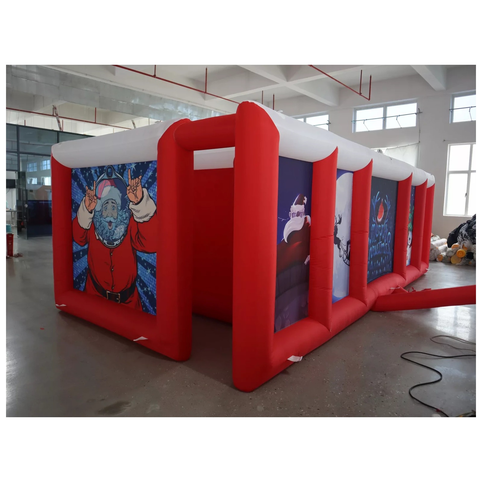 เขาวงกตเป่าลมหลังคาเรียบสีแดงข - Party Games Kids บทวิจารณ์และราคา